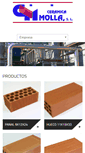 Mobile Screenshot of ceramicamolla.com